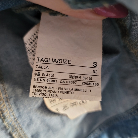 United Colors of Benetton denim shirt - Picture 3 of 5